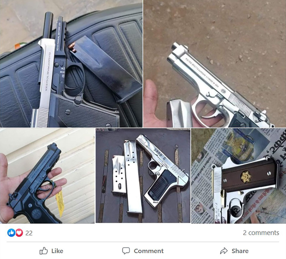 illegal firearms